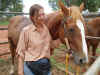 With a Horse