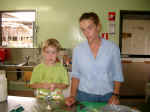 Dylan helping Nicky