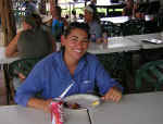 Gina after lunch.
