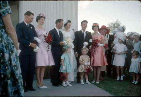 Peter and Olives wedding in 1965